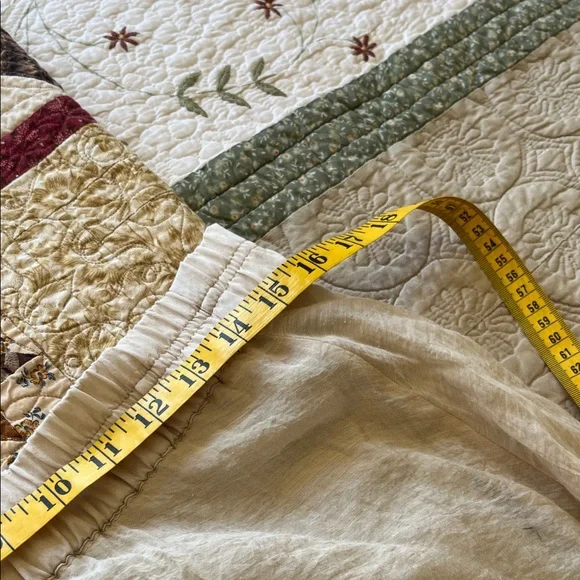 Boho Cream Skirt with Lace Trim - Picture 5 of 6